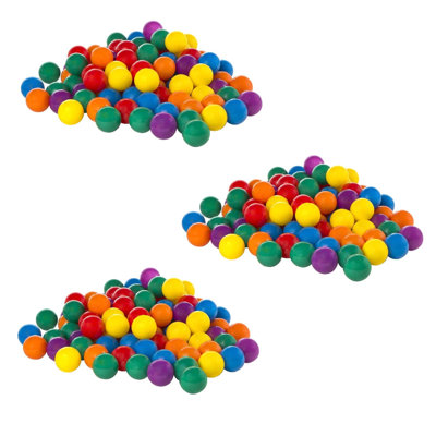 Intex 100-Pack Large Plastic Multi-Coloured Fun Ballz For Ball Pits