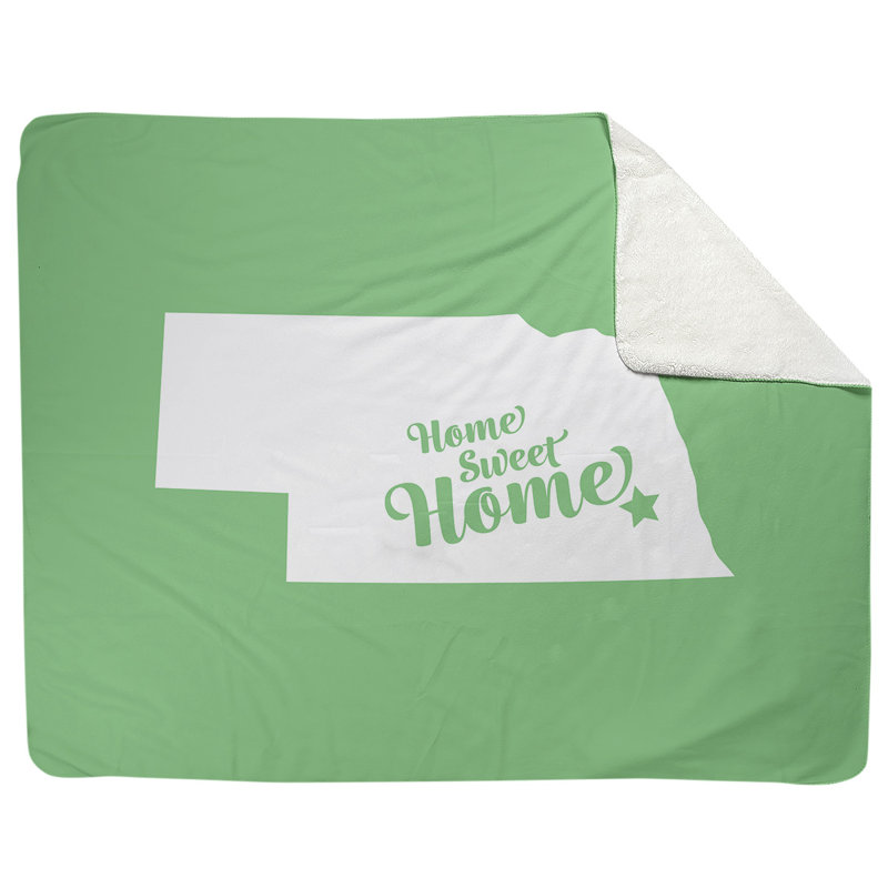 Jeté en polaires pour lincoln home, l 52,5 po x L 62,5 po, Vert