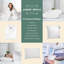 Comfydown 50/50 Down Feather Blend Comfydream Bed Pillow For Sleeping, 100% Egyptian Cotton Cover, Twin Size (20" X 26")
