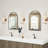 Aluminium Framed Arch Wall Mirror-640138795