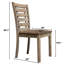 Pièces ensembles de table de salle à manger (doit inclure à la fois la table et la chaise), ensemble de cuisine de ferme en bois