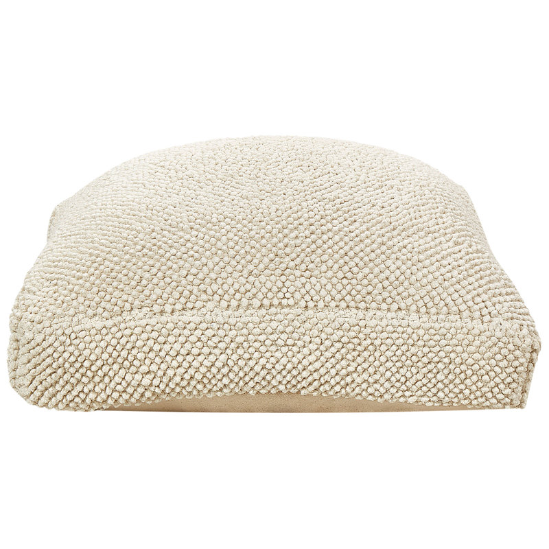 Joziah 70cm Wide Square Abstract Pouffe Ottoman
