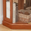 Vitrine de coin vitrée-214125481