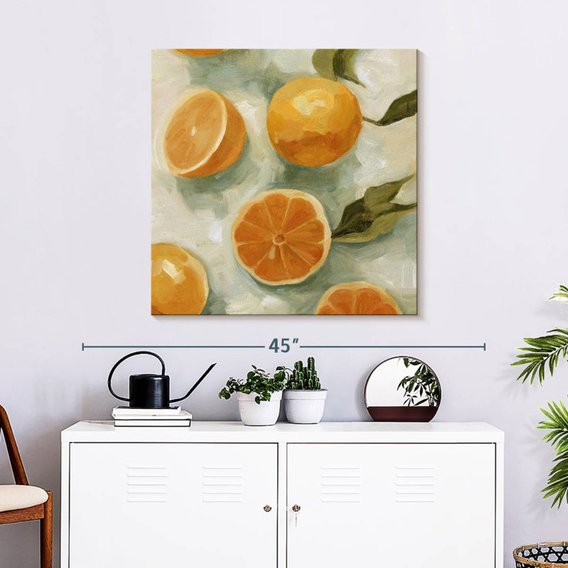Yarlin Fresh Citrus I, 30" H x 30" W