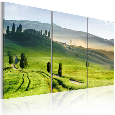3 Piece No Frame Print on Canvas