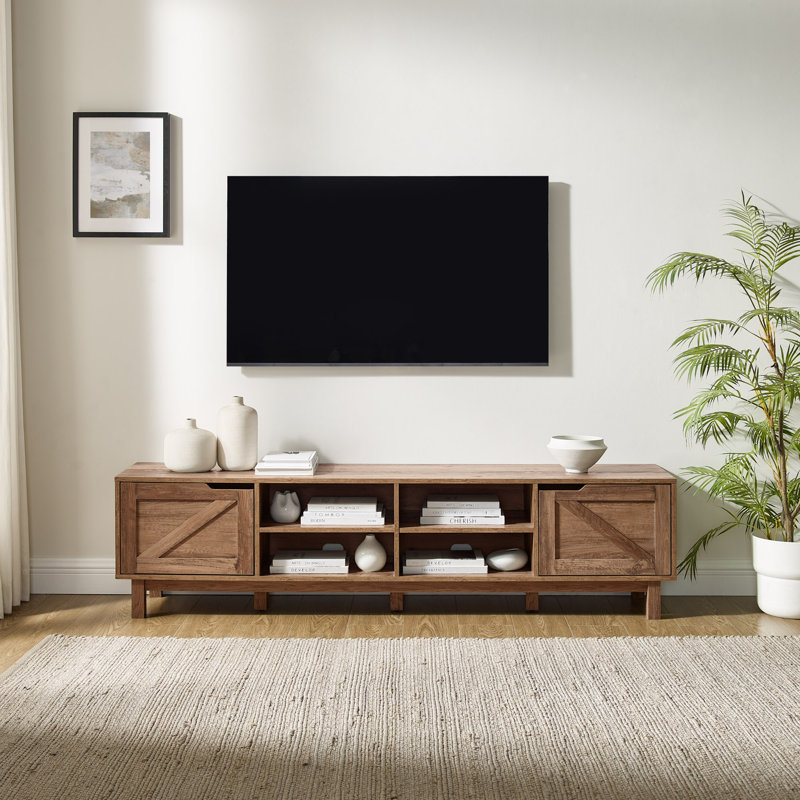 Symons 70'' 2-Door Media Console for TVs up to 80", Rustic Oak