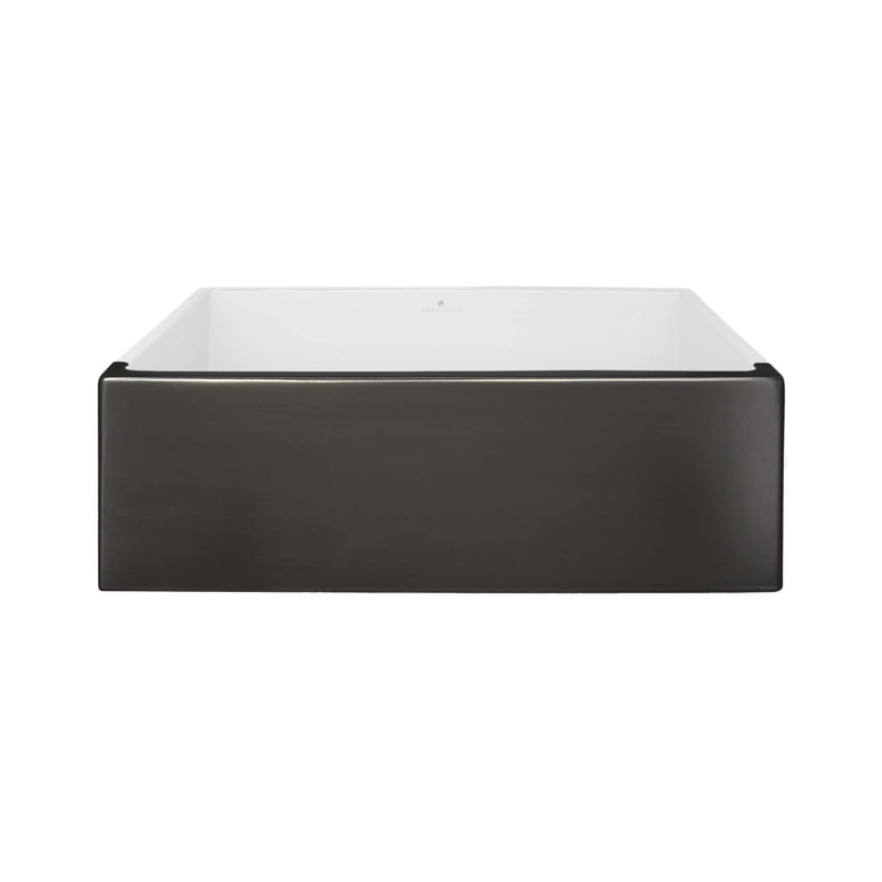 Dreamer 30" L X 17.75" W Farmhouse/Apron Kitchen Sink, Gunmetal