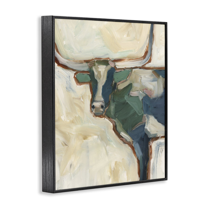 Dessin de giclée Western Pop, par Ethan Harper, H 14 po x l 11 po, Giclée encadrée noir minuit