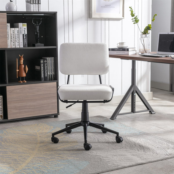 Ebern Designs Suede Office Chair | Wayfair