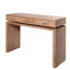 Console rustique en bois avec 3 tiroirs, table d'entrée 47 po avec tiroirs, console en bois