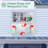 Home Intuition 2-Pack Adjustable Horizontal Window Screen 25-45 inches Wide, 10 Inch High-73988663