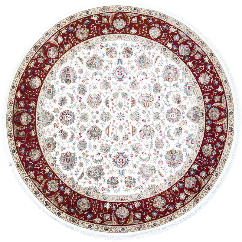 Oriental Area Rug, Round 5' 