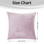 Aspire Homeware Square Plain Velvet Scatter Cushion Cover-2043428324-2044250337