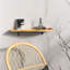 Irregular Wood Floating Shelf