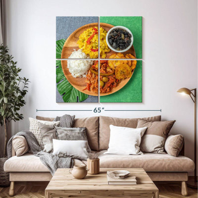Assiette de nourriture cubaine Yarlin