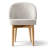 Upholstered Dining Chairs with Solid Wood Legs (Set of 4)