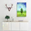 Isolated Tree In Abstract - Wrapped Canvas-55309057