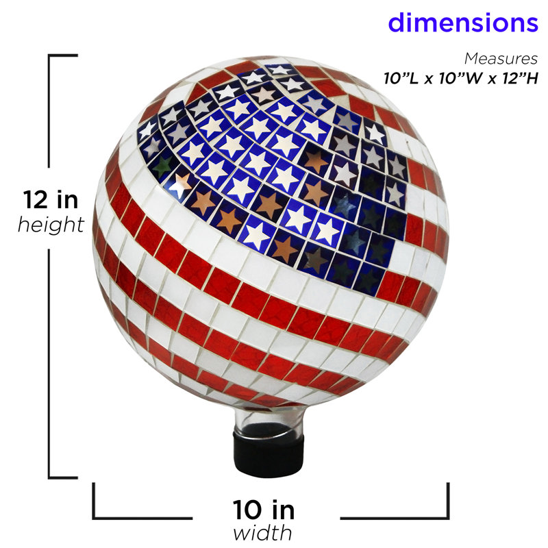 Boule réfléchissant american flag Biggleswade