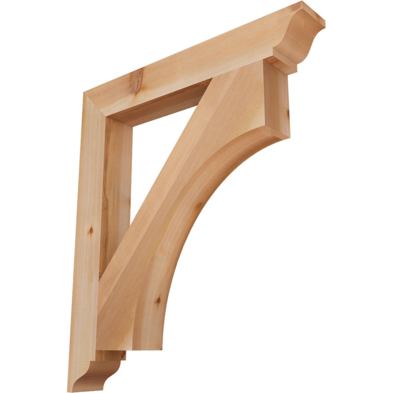 Support traditionnel Westlake, Cèdre rouge de l'Ouest, Lisse, H 32 po x l 3,5 po x P 28 po