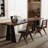 Dark walnut Rectangular Solid Wood desks-465240587