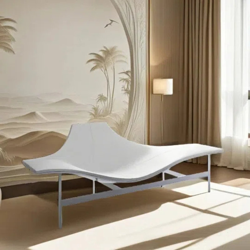 Méridienne paresseuse Fashion Arc Creative Leisure, Blanc, Blanc