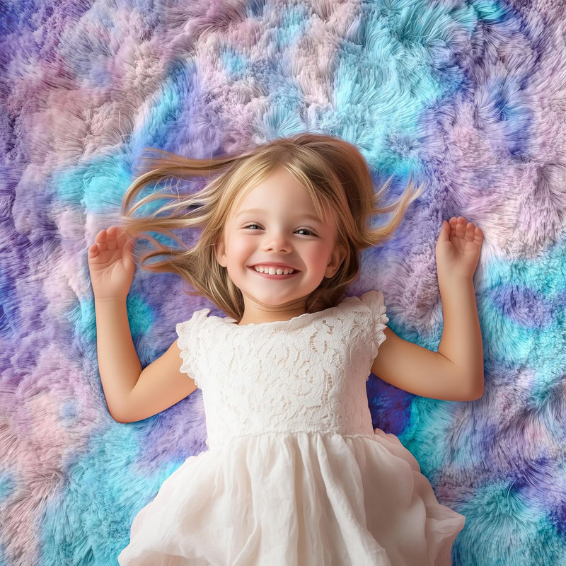 Rainbow Purple Carpet