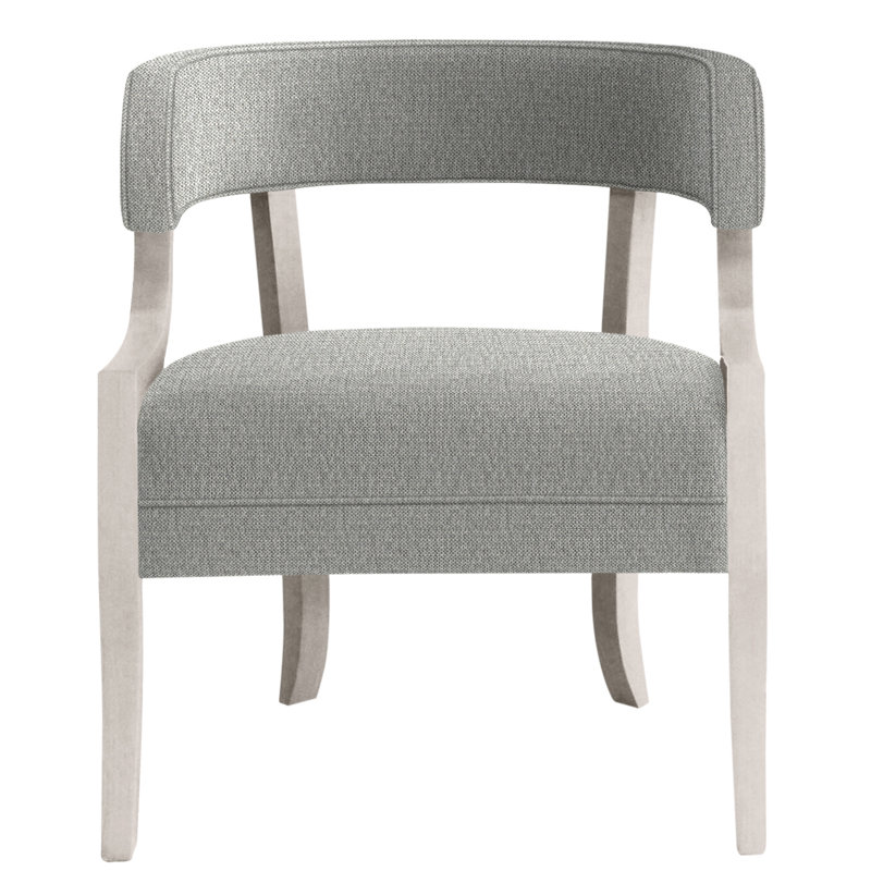 Thom Filicia Home 25"Otisco Chair, Dove Gray, Tarbee Dove