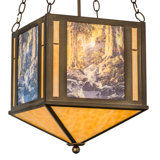 Rustic Lodge 2 - Light Chandelier