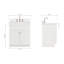 Ensemble de meuble-lavabo simple 31 po avec miroir Abell-1673663578