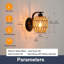 Ensemble de deux appliques murales Boho