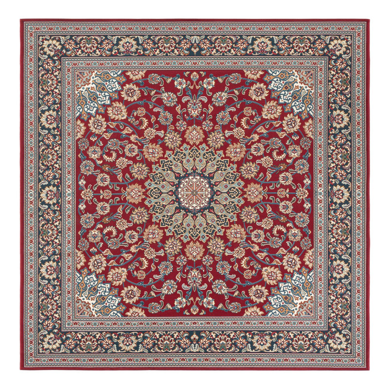 Tapis d'extérieur traditionnel, Carré 7 pi 10 po