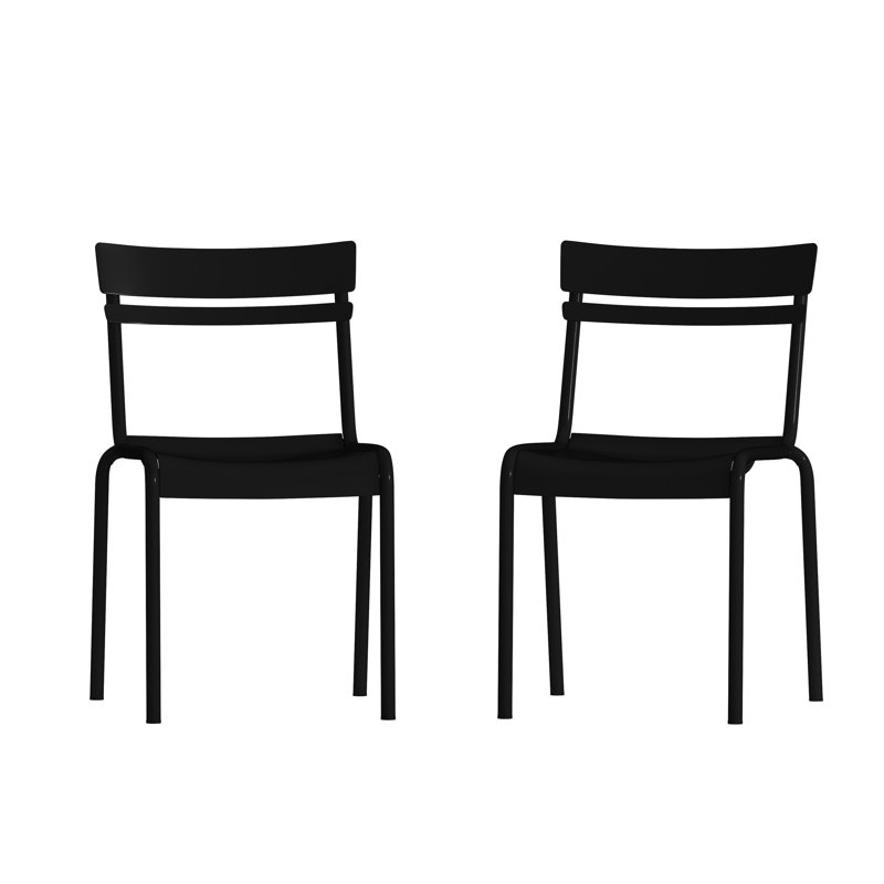 Chaise de salle à manger Merrymount, Noir, 4