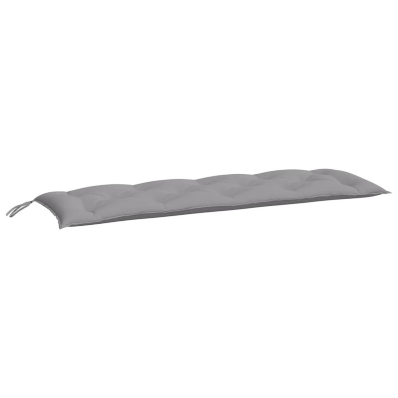 Bench Cushion Outdoor Water Repellent Bench Cushion Pad Oxford Fabric, Gray, 2.8" H x 59.1" W x 19.7" D