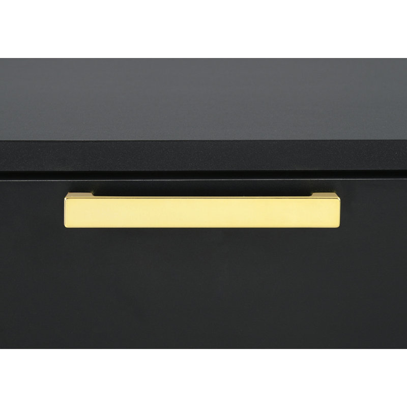Paulk 5-drawer Bedroom Chest Black, Black