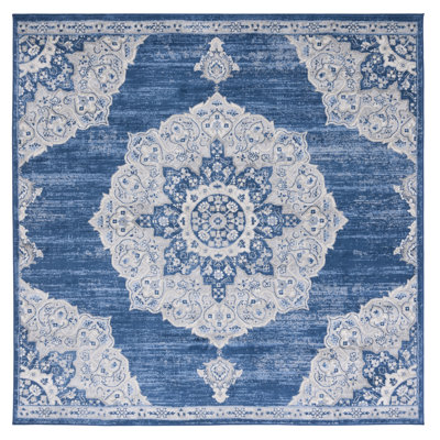 Arvillia 802 Area Rug In Navy / Grey