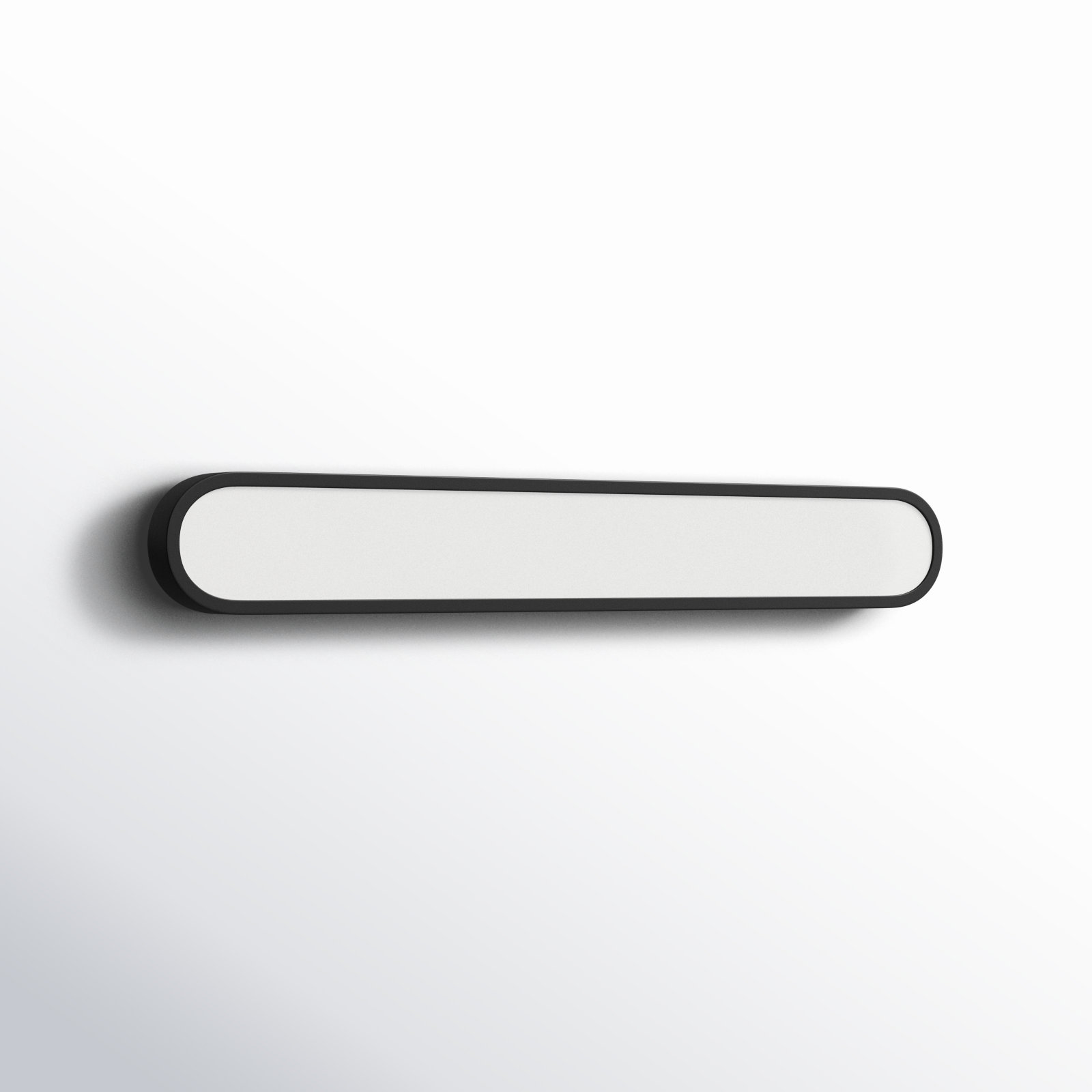 Single Dimmable LED Bath Bar, Black/White