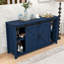 Buffet durable avec finition résistante aux égratignures, solutions de rangement polyvalentes-898868053
