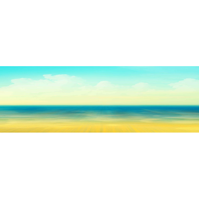 « ocean panoramique » par parvez taj,, reproduction d’art sur toile tendue, H 20 po x l 60 po x P 1,5 po