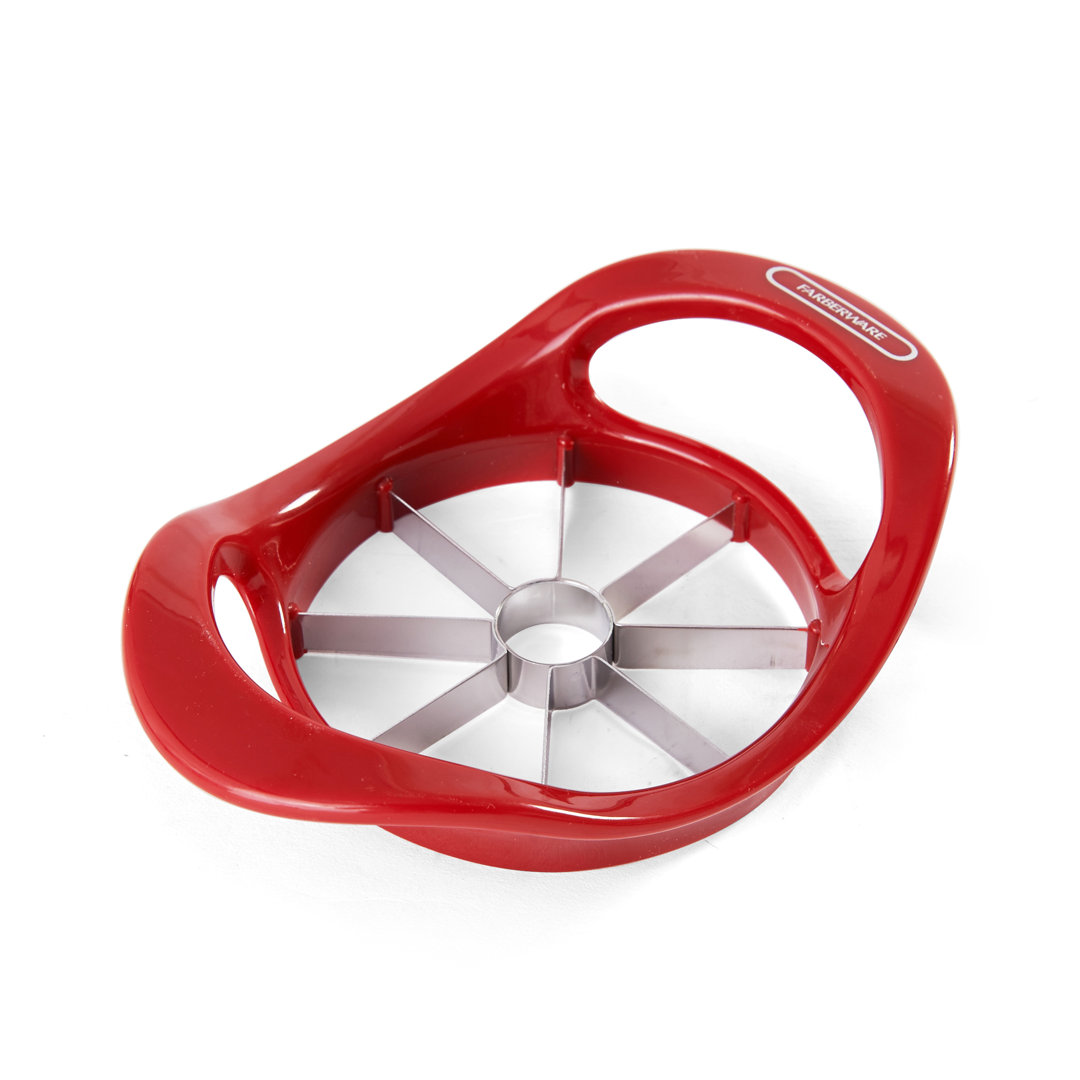 Farberware Professional Plastic Apple Corer/Wedger with Stainless Steel Blades, Red Farberware