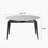 33.5'' to 51.2'' Extendable Sintered Stone Material Round White Dining Table