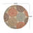 Ivory Round Polypropylene Rug-473678355