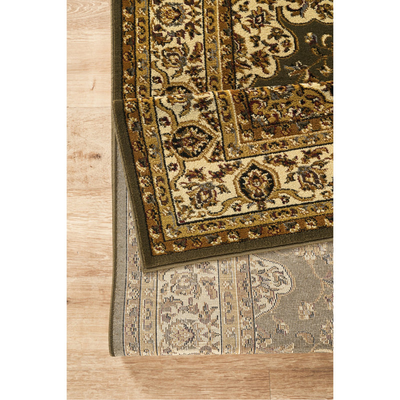 Tapis vert classique 5 pi 3 po x 7 pi 3 po Classic, Green, Rectangle 5'3" x 7'3"