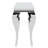 Mehseti 57.5'' Glass Top Console Table-87379316