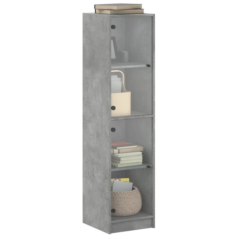 Matarranz 35cm Sideboard, Concrete Grey