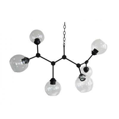 Corrigan 6 - Light Dimmable Kitchen Island Drum Chandelier