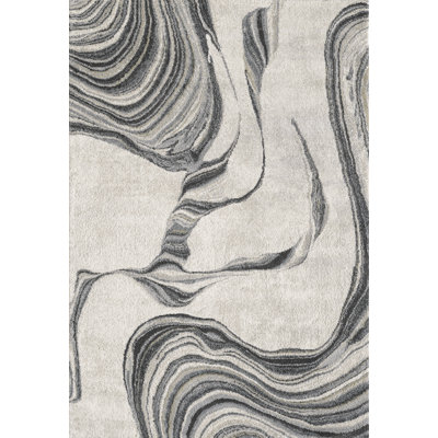 Hue Hand Hooked Polypropylene Area Rug