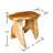 Minnick Solid Wood Accent Stool