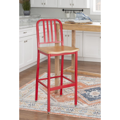 Ockton Counter Stool with Metal Frame