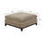 Mailey Square Chenille Cocktail Ottoman-416280883