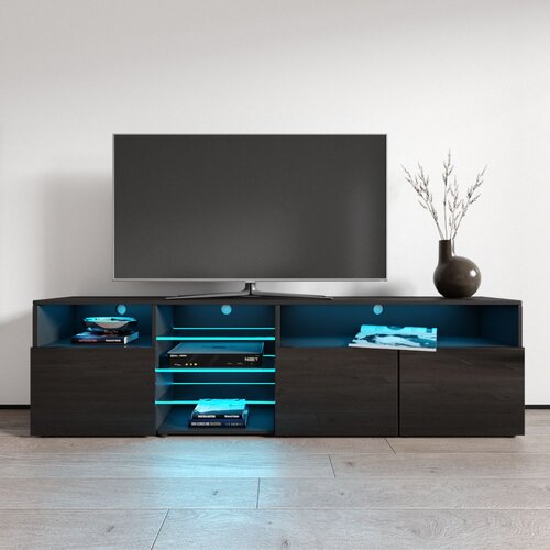 Orren Ellis Prieto 79'' Media Console & Reviews | Wayfair